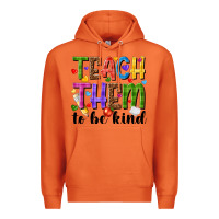 Carrot teach them to be kind Premium Hoodie - NancyCooperArtShop