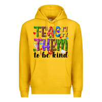 Lemon teach them to be kind Premium Hoodie - NancyCooperArtShop