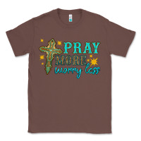 Chestnut pray more worry less Classic Tee - HRA Design Shop