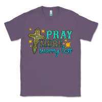 Lavender pray more worry less Classic Tee - HRA Design Shop