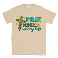 Mushroom pray more worry less Classic Tee - HRA Design Shop