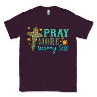 Plum pray more worry less Classic Tee - HRA Design Shop