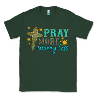 Sports Green pray more worry less Classic Tee - HRA Design Shop