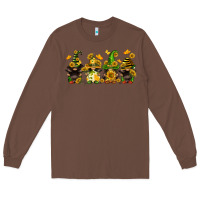 Chestnut sunflower gnomies Long Sleeve Tee - FaDigitalArtStudio
