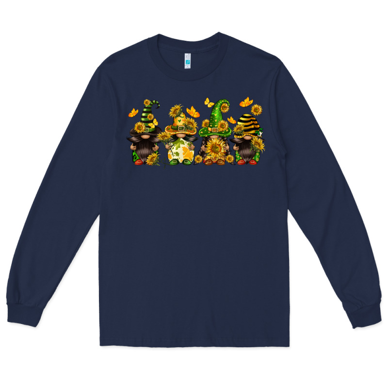 Sunflower Gnomies Long Sleeve Tee by FaDigitalArtStudio | Teevron