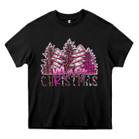 Black Merry Christmas Heavy Core Tee - SublimationCraftShop