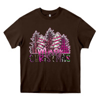 Chocolate Brown Merry Christmas Heavy Core Tee - SublimationCraftShop