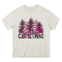 Cream Merry Christmas Heavy Core Tee - SublimationCraftShop