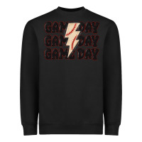 Black game day game day baseball Heavyweight Sweatshirt - MaliasSmallBusiness