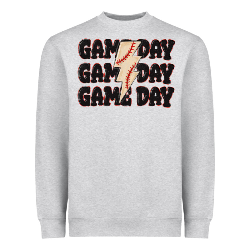 Game Day Game Day Baseball Heavyweight Sweatshirt by MaliasSmallBusiness | Teevron