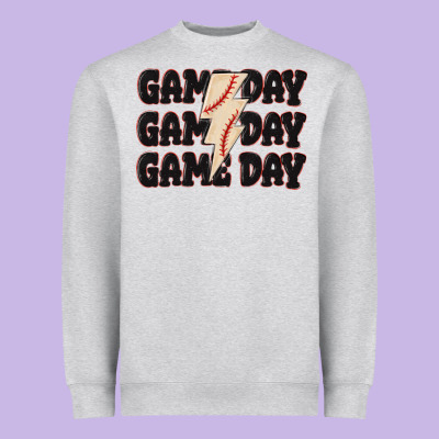 Heavyweight Sweatshirt game day game day baseball
