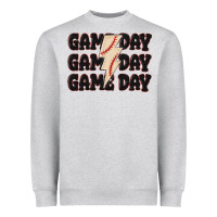 Heather Grey game day game day baseball Heavyweight Sweatshirt - MaliasSmallBusiness
