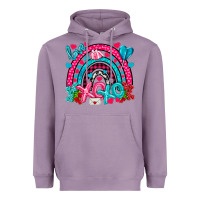 Lavender xo xo rainbow valentine Heavyweight Hoodie - NancyCooperArtShop
