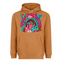 Meerkat xo xo rainbow valentine Heavyweight Hoodie - NancyCooperArtShop