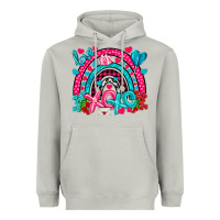 Xo Xo Rainbow Valentine Heavyweight Hoodie | Teevron