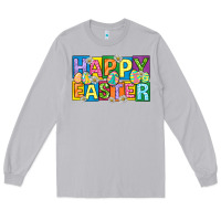 Moon Dust happy easter with eggs Long Sleeve Tee - Neo Western