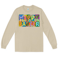 Mushroom happy easter with eggs Long Sleeve Tee - Neo Western