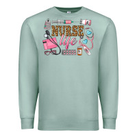 Seafoam Western Nurse Life Premium Sweatshirt - LillyAllenDesigns