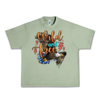 Oil Green wild and free Urban Heavy Tee - Zillion Design Studio