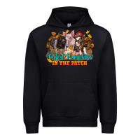 Black Fall Cutest Pumpkin In The Patch Pig Urban Hoodie - LillyAllenDesigns