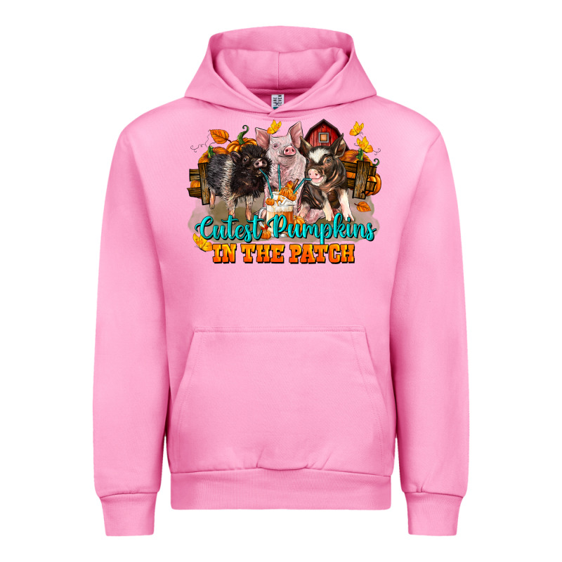 Fall Cutest Pumpkin In The Patch Pig Urban Hoodie by LillyAllenDesigns | Teevron