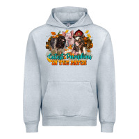 Heather Grey Fall Cutest Pumpkin In The Patch Pig Urban Hoodie - LillyAllenDesigns