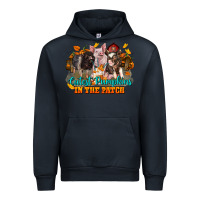 Navy Fall Cutest Pumpkin In The Patch Pig Urban Hoodie - LillyAllenDesigns