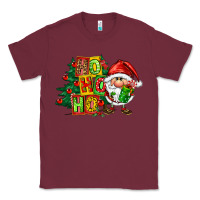 Burgundy ho ho ho santa gnomes Classic Tee - FaDigitalArtStudio