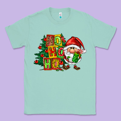 Ho Ho Ho Santa Gnomes Classic Tee Designed By Fadigitalartstudio