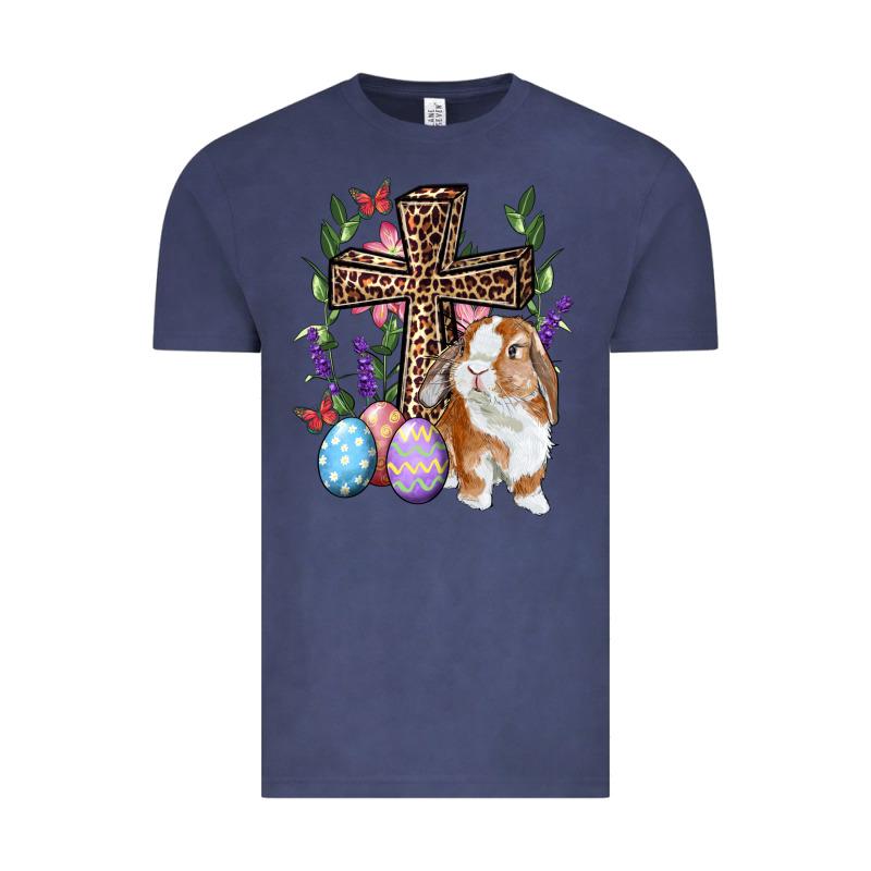 Easter Bunny And Floral Cross Vintage Tee by RanaPortraitStore | Teevron