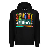 Black school time Premium Hoodie - NancyCooperArtShop