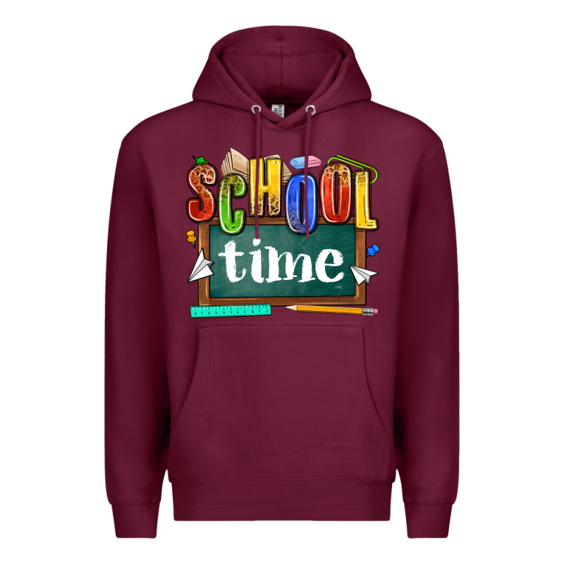 School Time Premium Hoodie by NancyCooperArtShop | Teevron