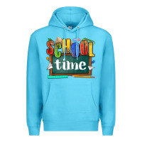 Ocean Blue school time Premium Hoodie - NancyCooperArtShop