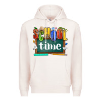 Pale Pink school time Premium Hoodie - NancyCooperArtShop
