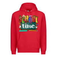 Red school time Premium Hoodie - NancyCooperArtShop