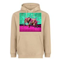 Mushroom colorful elephant Heavyweight Hoodie - LillyAllenDesigns