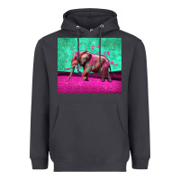 Smoke colorful elephant Heavyweight Hoodie - LillyAllenDesigns