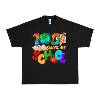 Black 100 days of school Urban Heavy Tee - texasbilliewilder