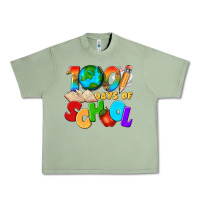 Oil Green 100 days of school Urban Heavy Tee - texasbilliewilder