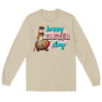 Mushroom Happy Easter Day rodeo Easter Day Long Sleeve Tee - CowGirlArtShop