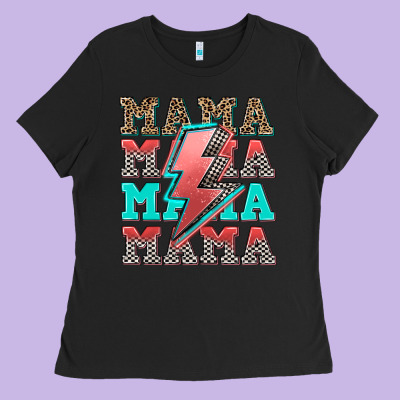 Racing Mama Mama Mama Ladies Tee Designed By Adodesignshop