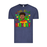 Vintage Denim a little black history with boy juneteenth Vintage Tee - texasbilliewilder