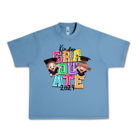 Pebble Blue kinder graduate 2024 Urban Heavy Tee - texasbilliewilder