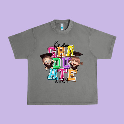 Kinder Graduate 2024 Urban Heavy Tee Designed By Texasbilliewilder