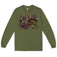 Army Green rodeo Long Sleeve Tee - SublimationCraftShop