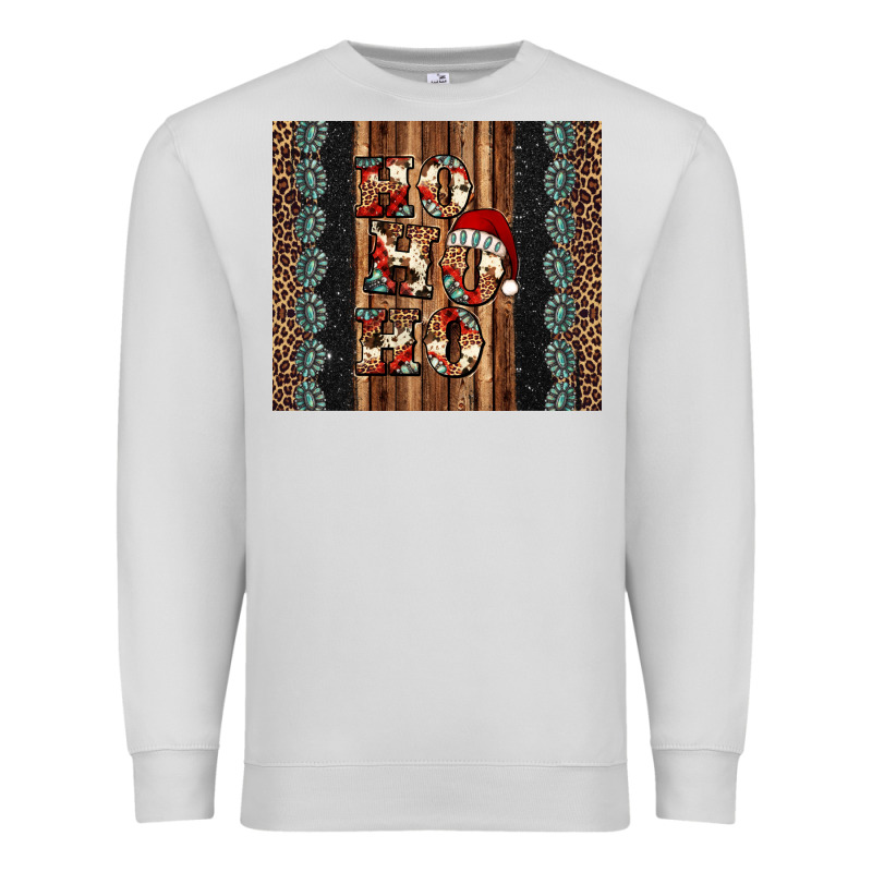 Ho Ho Ho Western Christmas Premium Sweatshirt by Jasminsmagicworld | Teevron