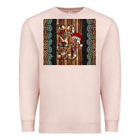 Pale Pink ho ho ho western christmas Premium Sweatshirt - Jasminsmagicworld