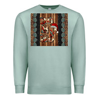Seafoam ho ho ho western christmas Premium Sweatshirt - Jasminsmagicworld