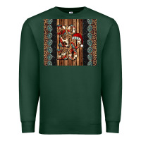 Sports Green ho ho ho western christmas Premium Sweatshirt - Jasminsmagicworld