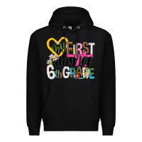 Black my first day of 6th grade Premium Hoodie - NancyCooperArtShop